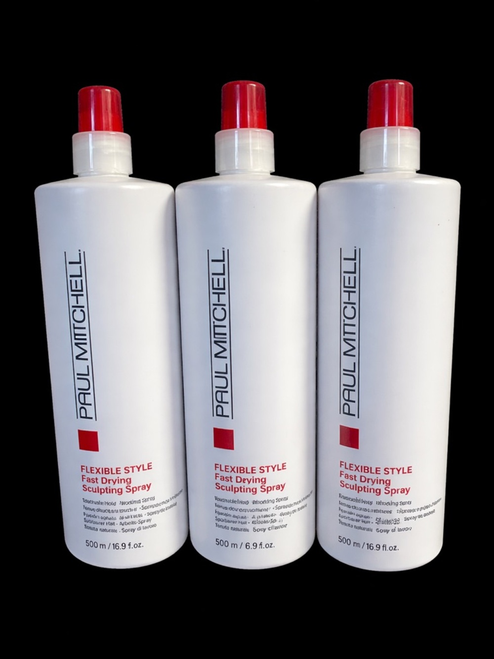 Paul Mitchell Flexible Style Sculpting Spray - White & Red Bottles (3 Pack)